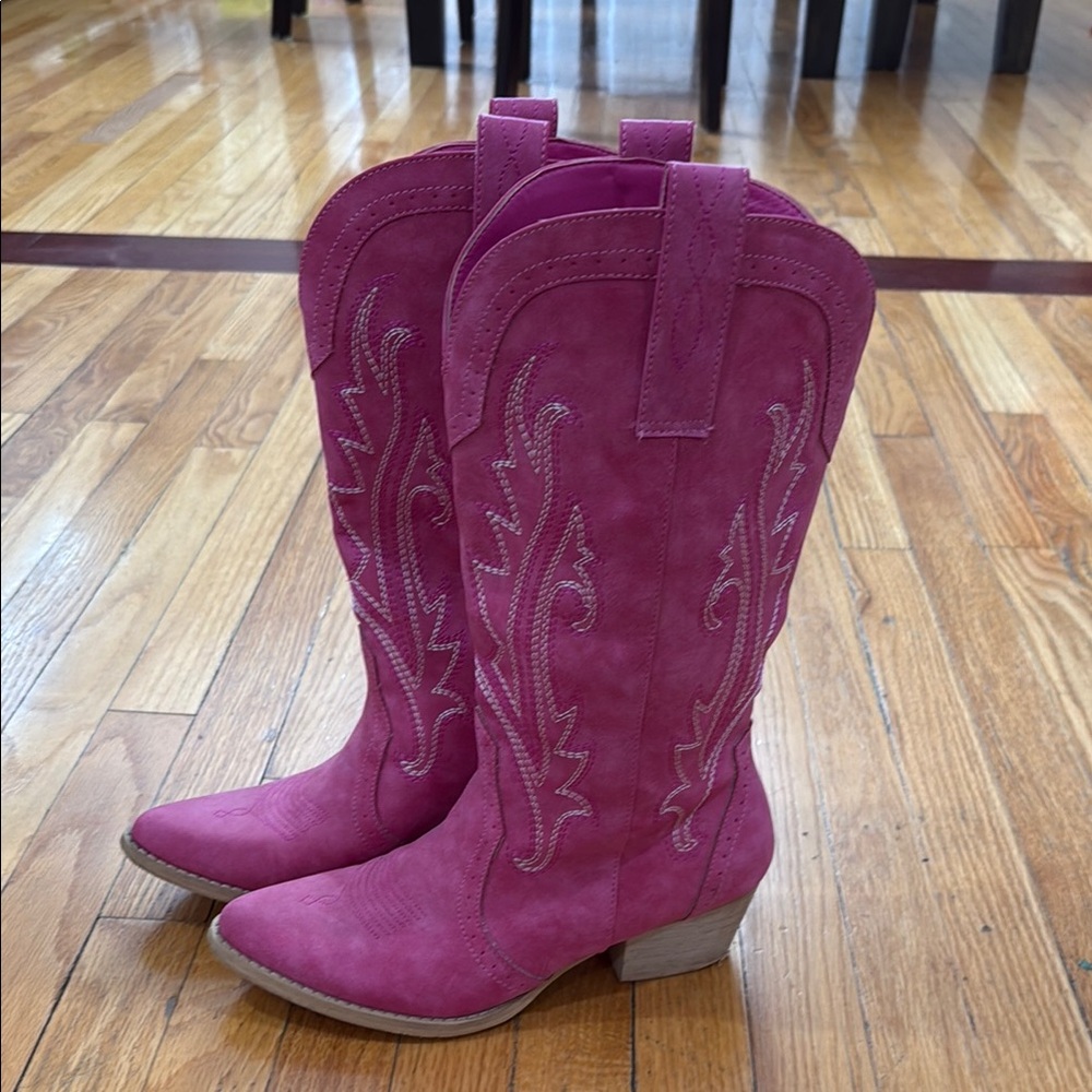 Pink Western Women's Boots